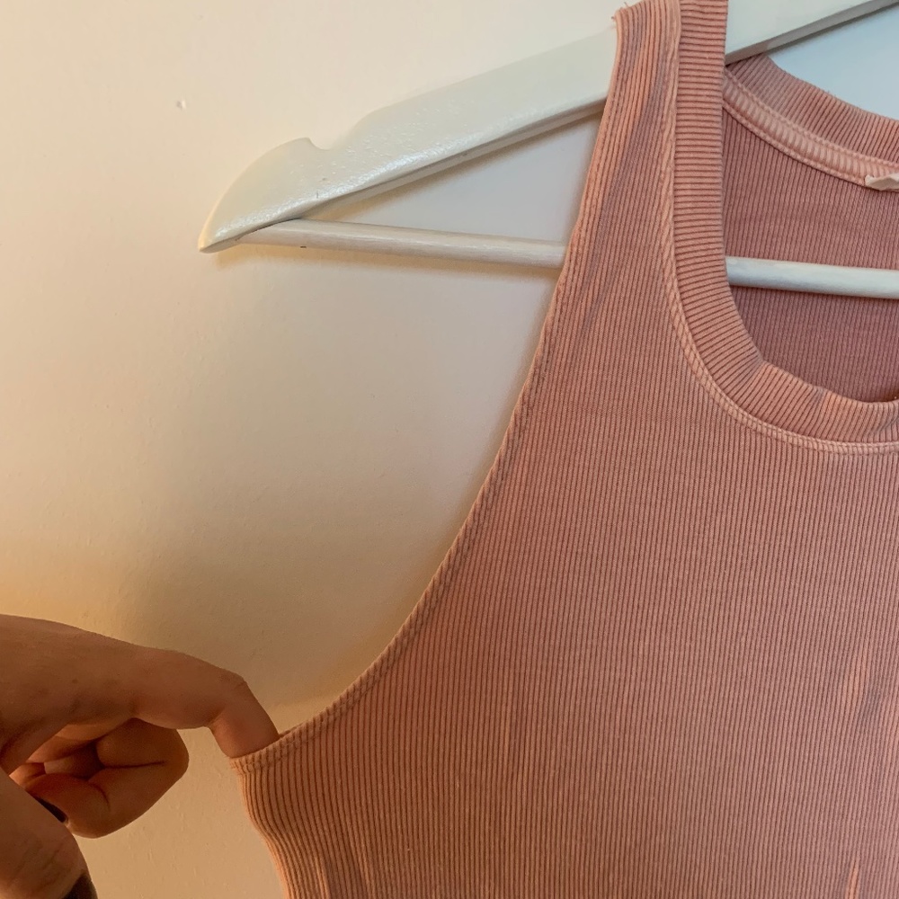 Wilfred Free Ribbed Dusty Rose Tank